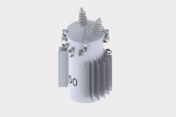 50kVA Conventional oil immersed pole mounted distribution transformer 13.2/7.62kV