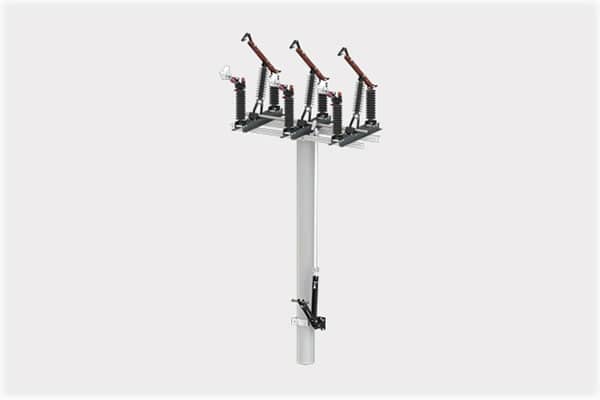 Pole mounted air load break switch