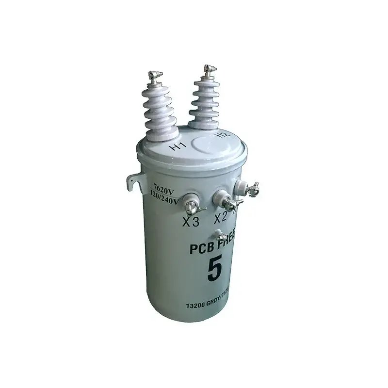 Single Phase Overhead Distribution Pole Mounted Transformer