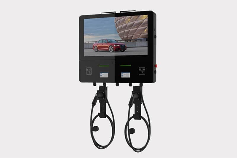 AC EV Charging Pile with LCD Display