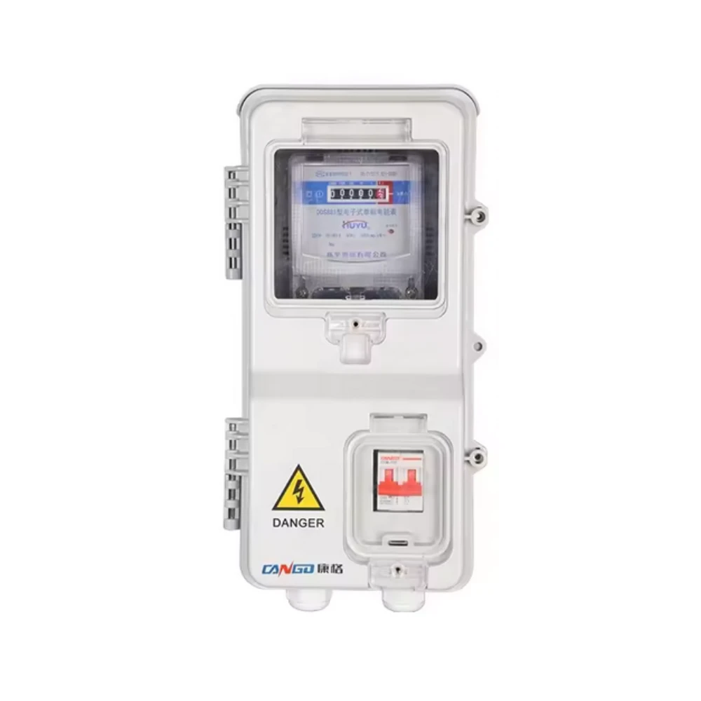 KG-HY-D101A Single Phase Electric Plastic Distribution Meter Box
