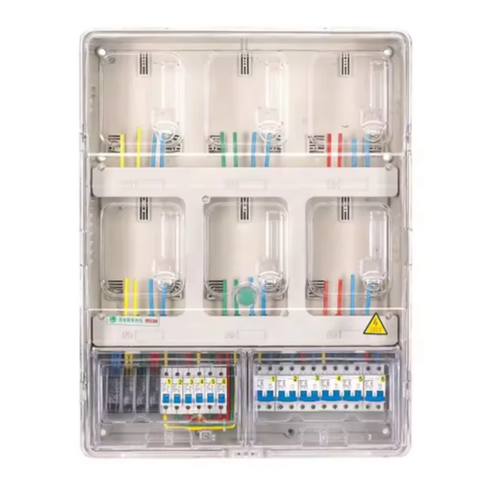 KG-J601C IP43 Electronic Case Transparent Material Single Phase Electric Plastic Meter Box